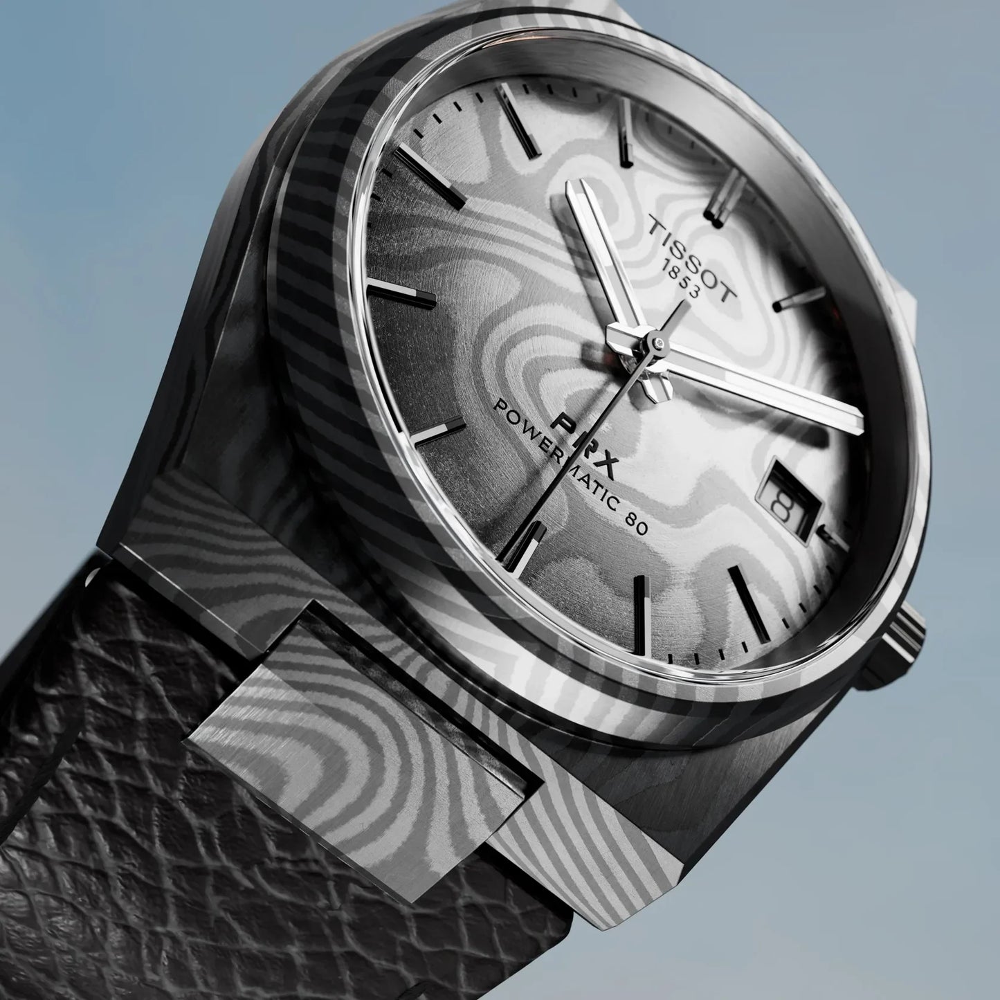 Cartier Santos Chronograph Schwarze Lünette