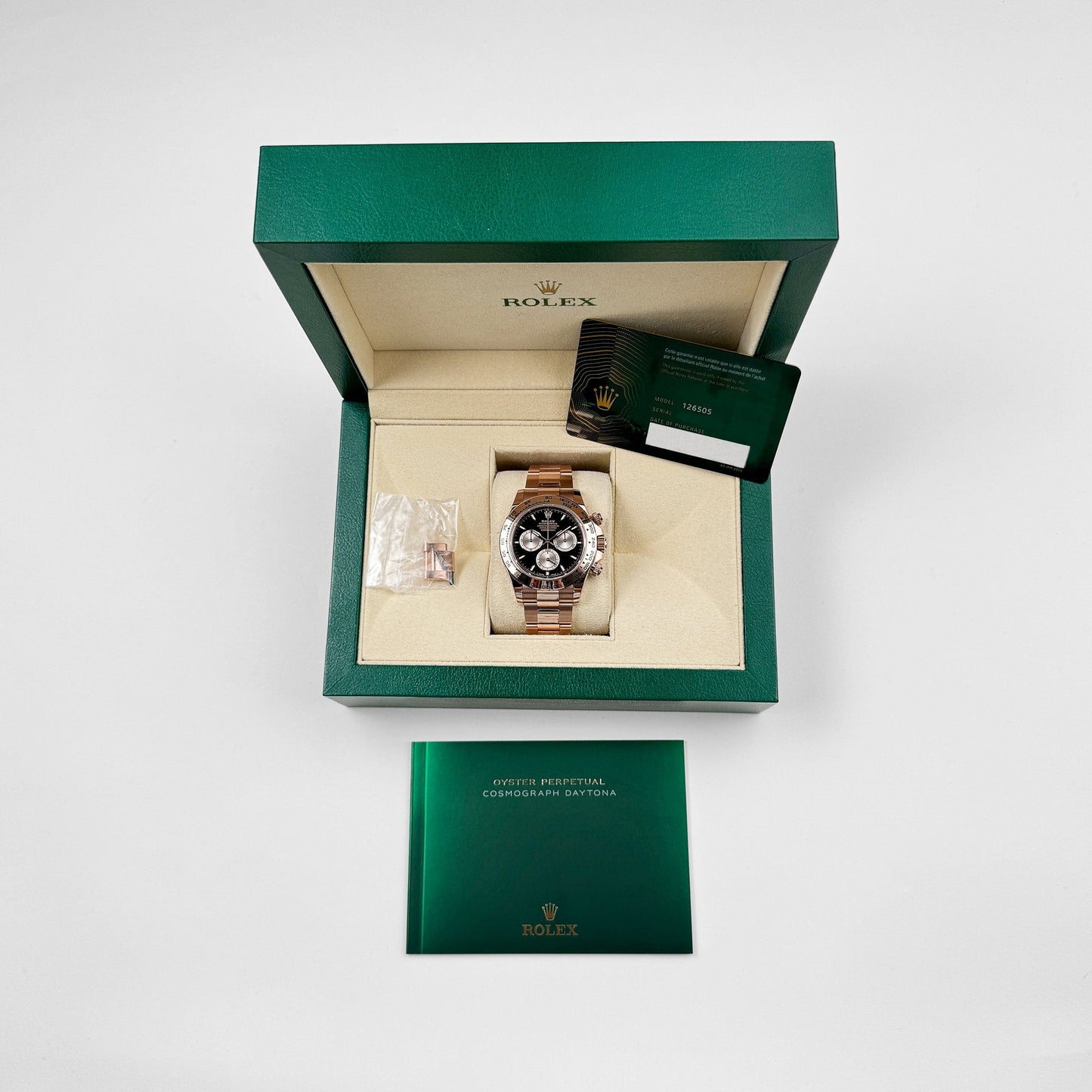Rolex Daytona 126505 Or Rose Cadran Noir Vif (2024)