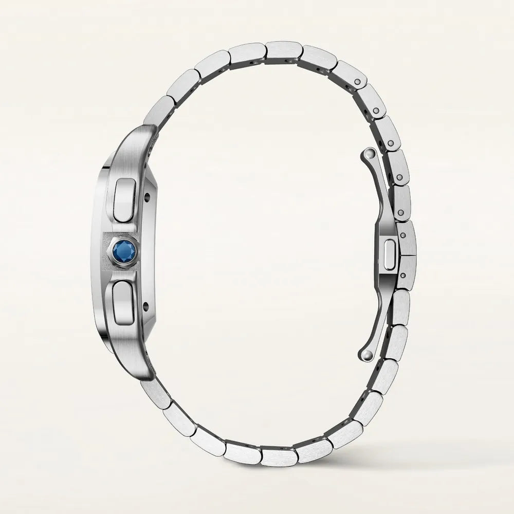 Cartier Santos Chronograph Stainless Steel Watch