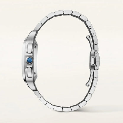 Cartier Santos Chronograph Stainless Steel Watch