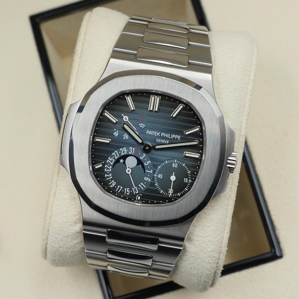 Patek Philippe Nautilus Phases de Lune Acier Inoxydable 5712/1A-001