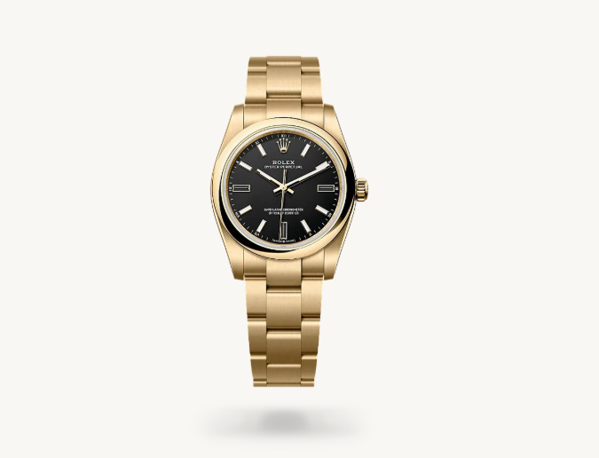 Rolex Oyster Perpetual 34 Oyster, 34 mm, Yellow Gold