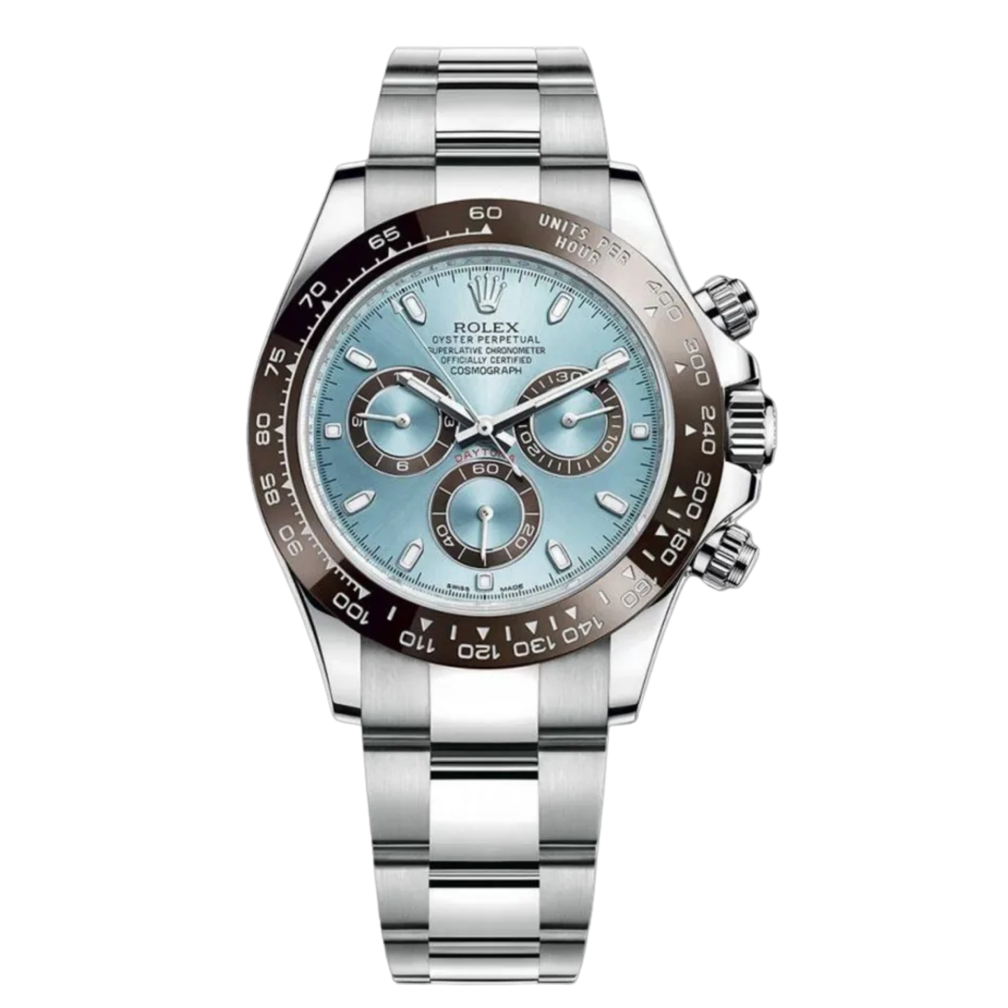 Rolex Cosmograph Daytona 116506 0001 50e anniversaire cadran bleu glacier 40 mm