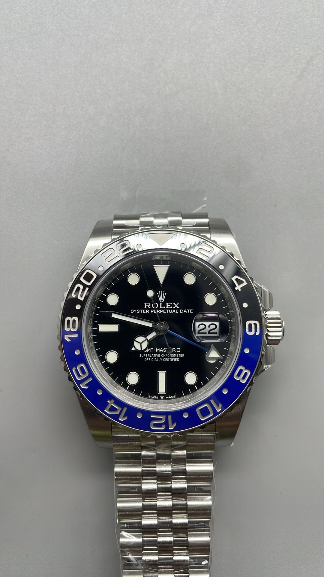 Rolex GMT-Master II "Batman" 40 – VSF SUPER CLONE – 126710BLNR – Bracelet Jubilé