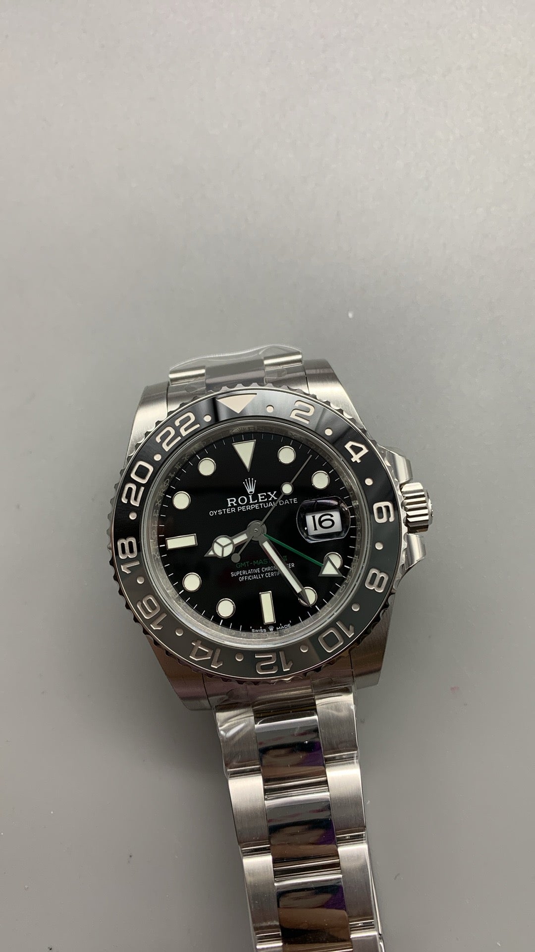 Rolex GMT-Master II 3285 V3 – 126710GRNR « Bruce Wayne » Acier Inoxydable Cadran Noir Oyster (2025)
