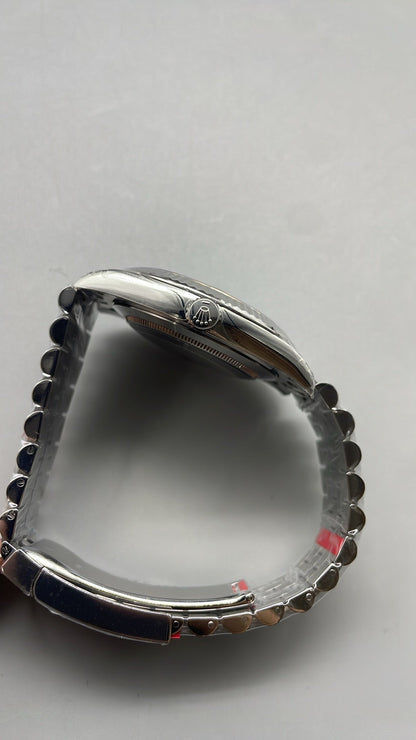 Rolex Datejust 41 – Cadran noir VSF SUPER CLONE – 126334 – Lunette cannelée – Bracelet Jubilé