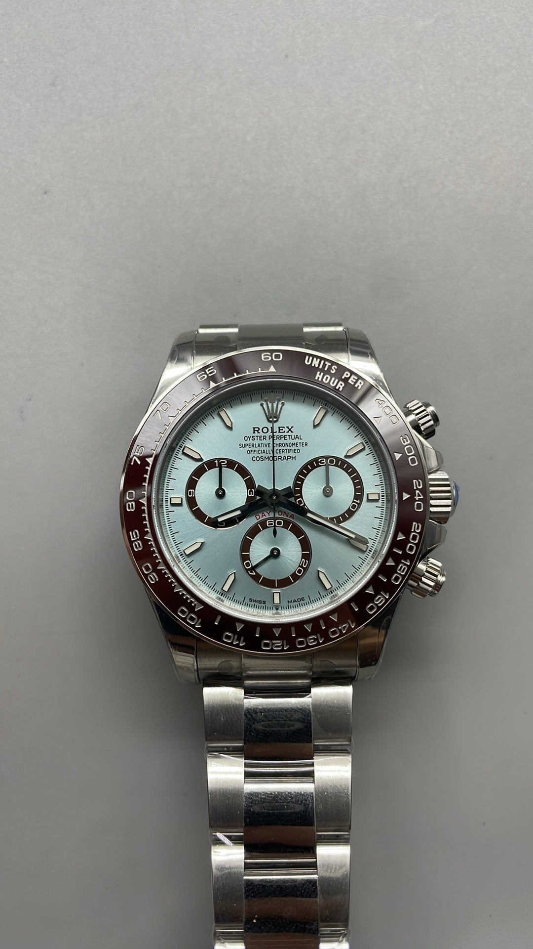 Rolex Cosmograph Daytona "Ice Blue" 40 – VSF SUPER CLONE – 126506 – Bracelet Oyster