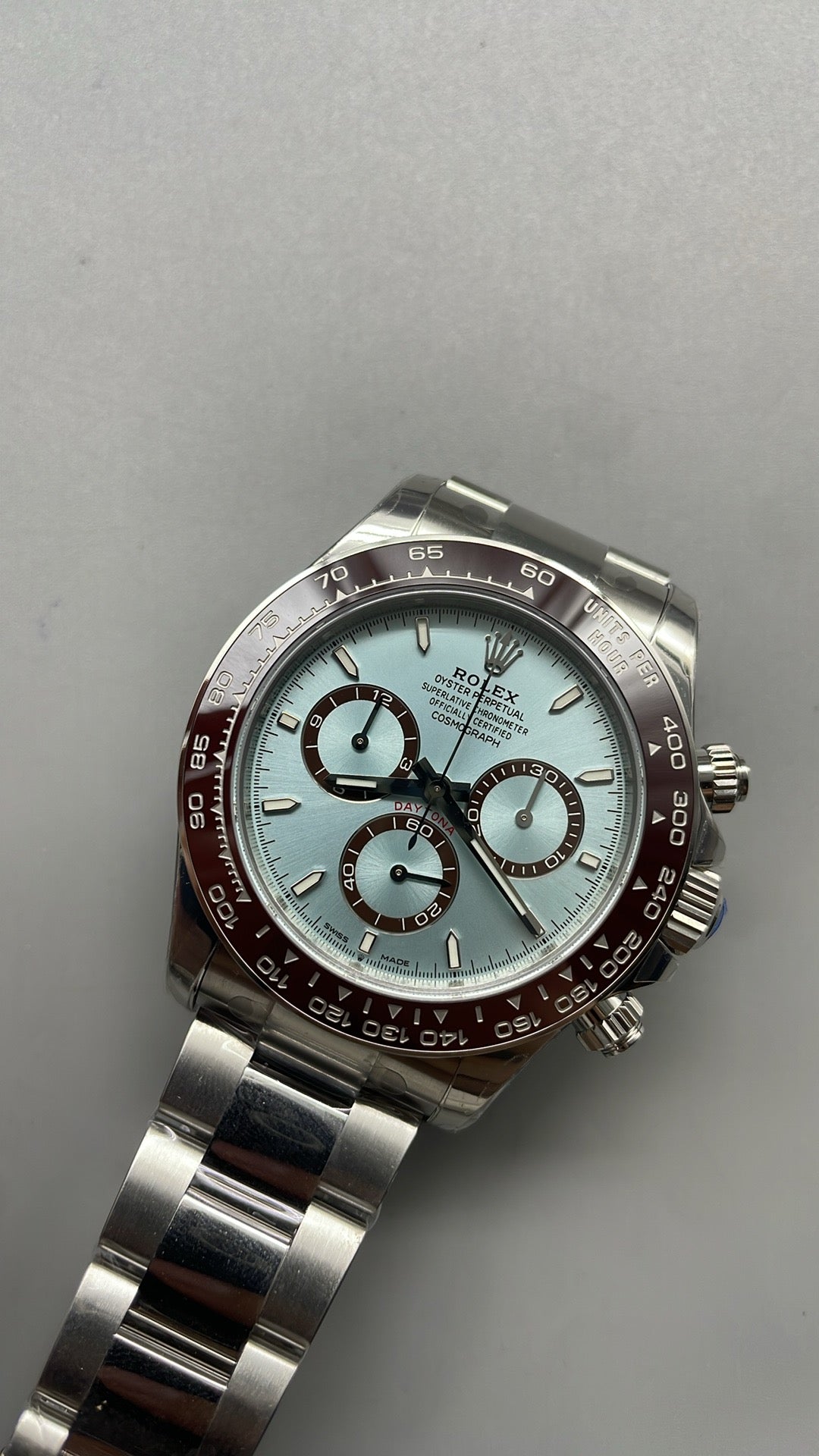 Rolex Cosmograph Daytona "Ice Blue" 40 – VSF SUPER CLONE – 126506 – Bracelet Oyster