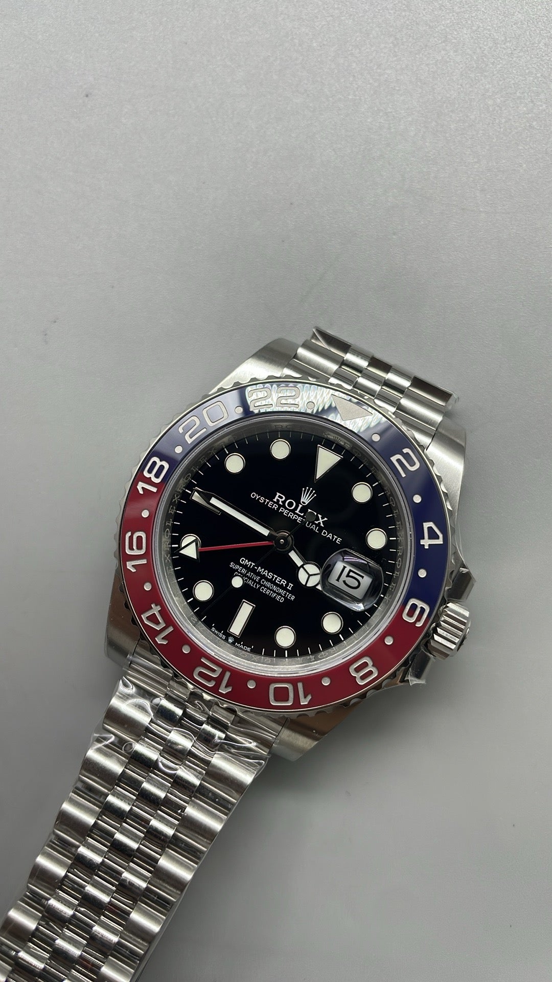 Rolex GMT-Master II 3285 V3 – 126710BLRO 'Pepsi' Acier Inoxydable Cadran Noir Jubilee (2025)