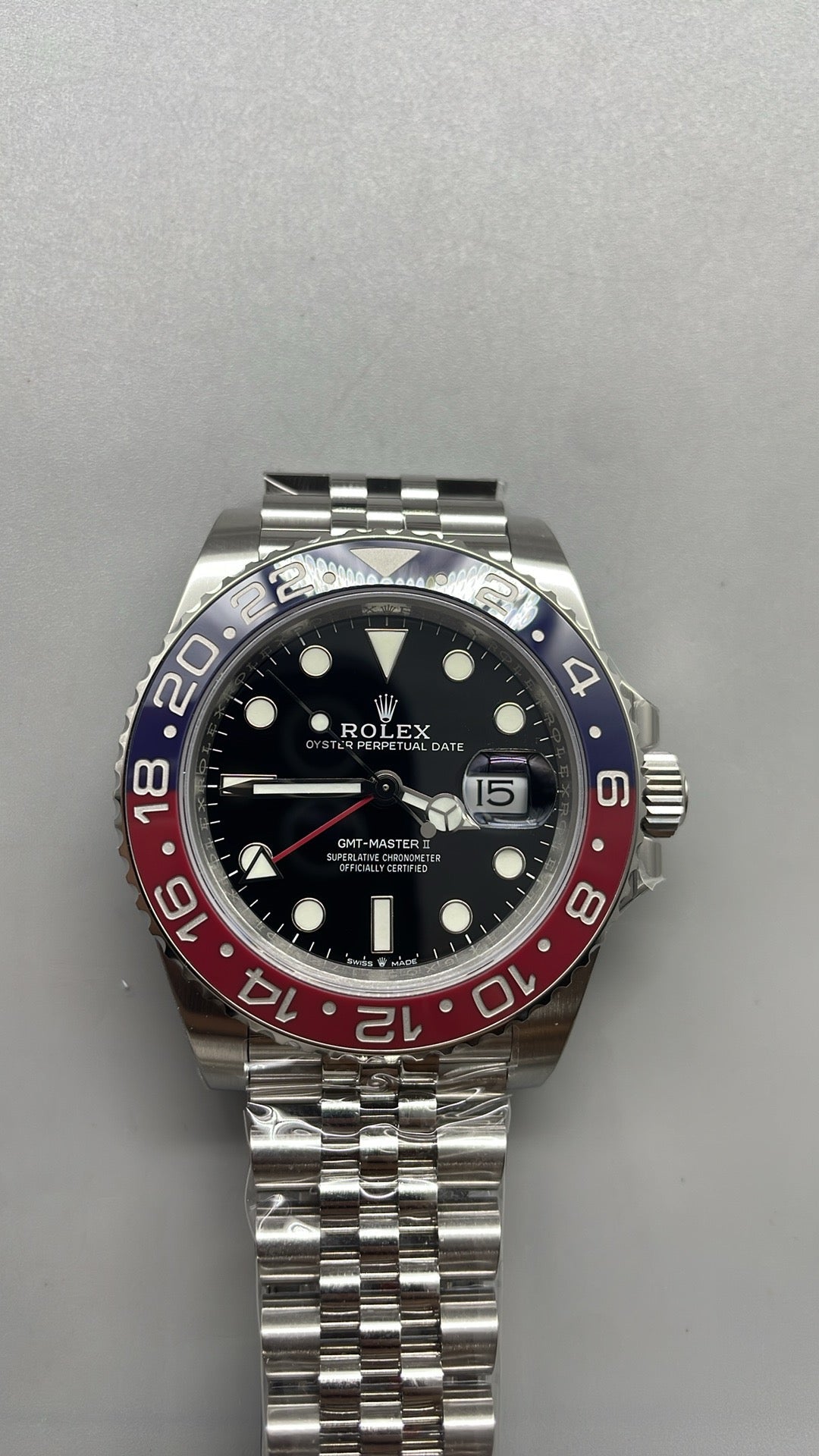 Rolex GMT-Master II 3285 V3 – 126710BLRO 'Pepsi' Acier Inoxydable Cadran Noir Jubilee (2025)