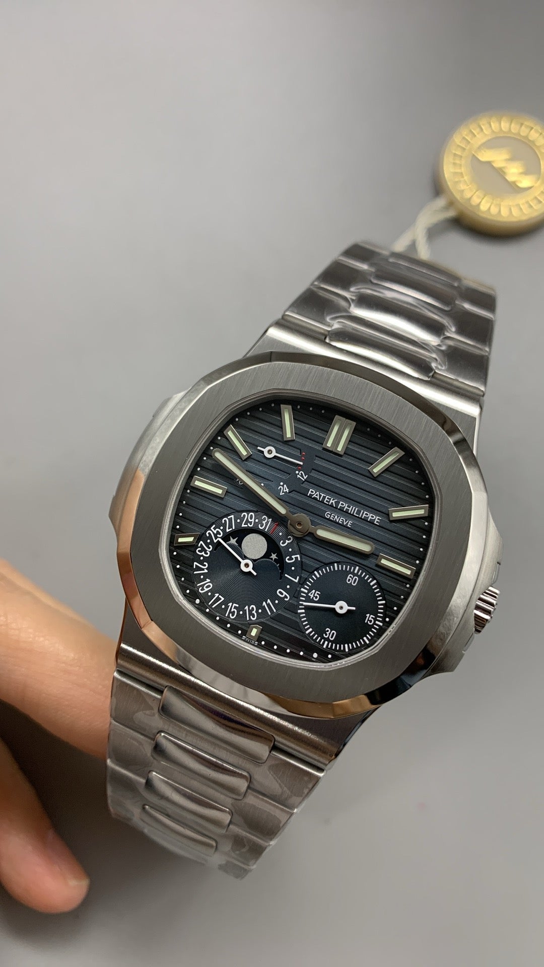 Patek Philippe Nautilus Phases de Lune Acier Inoxydable 5712/1A-001