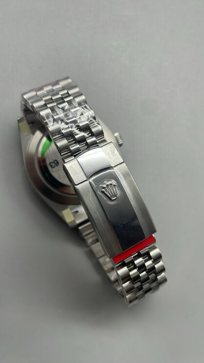 Rolex Datejust 41 – Cadran vert VSF SUPER CLONE – 126334 – Lunette cannelée – Bracelet Jubilé