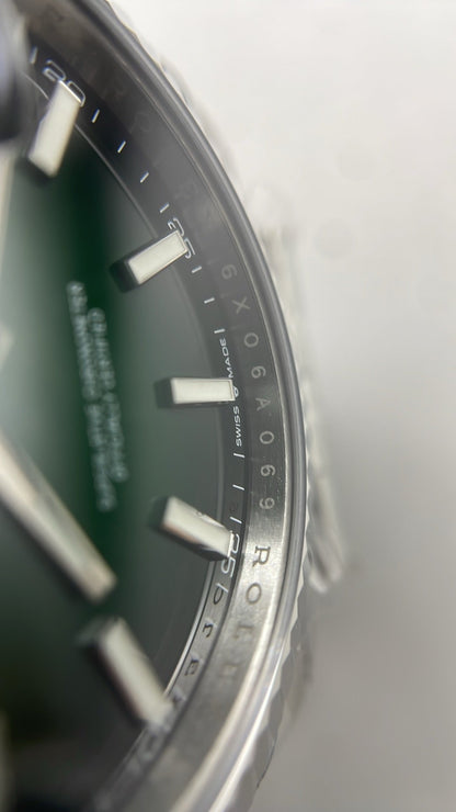 Rolex Datejust 41 – Cadran vert VSF SUPER CLONE – 126334 – Lunette cannelée – Bracelet Jubilé