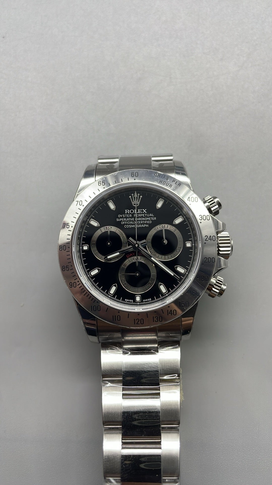 Rolex Cosmograph Daytona 40 – Cadran Noir VSF SUPER CLONE – 126520 – Bracelet Oyster
