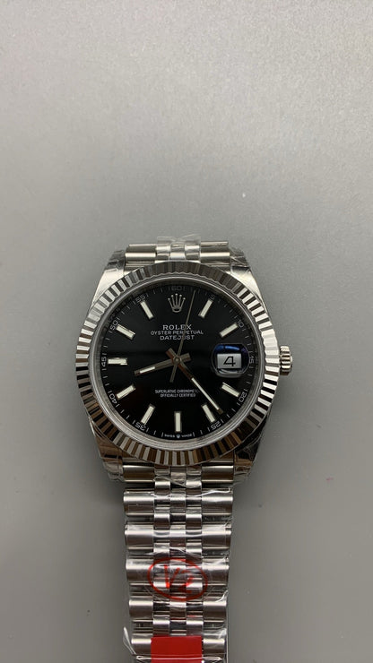 Rolex Datejust 41 126300 Acier Inoxydable Cadran Noir Jubilé