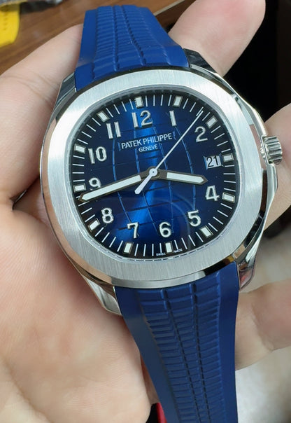 Patek Philippe Aquanaut 3285 V3 – 5168G-001 Or blanc Cadran bleu (2025)
