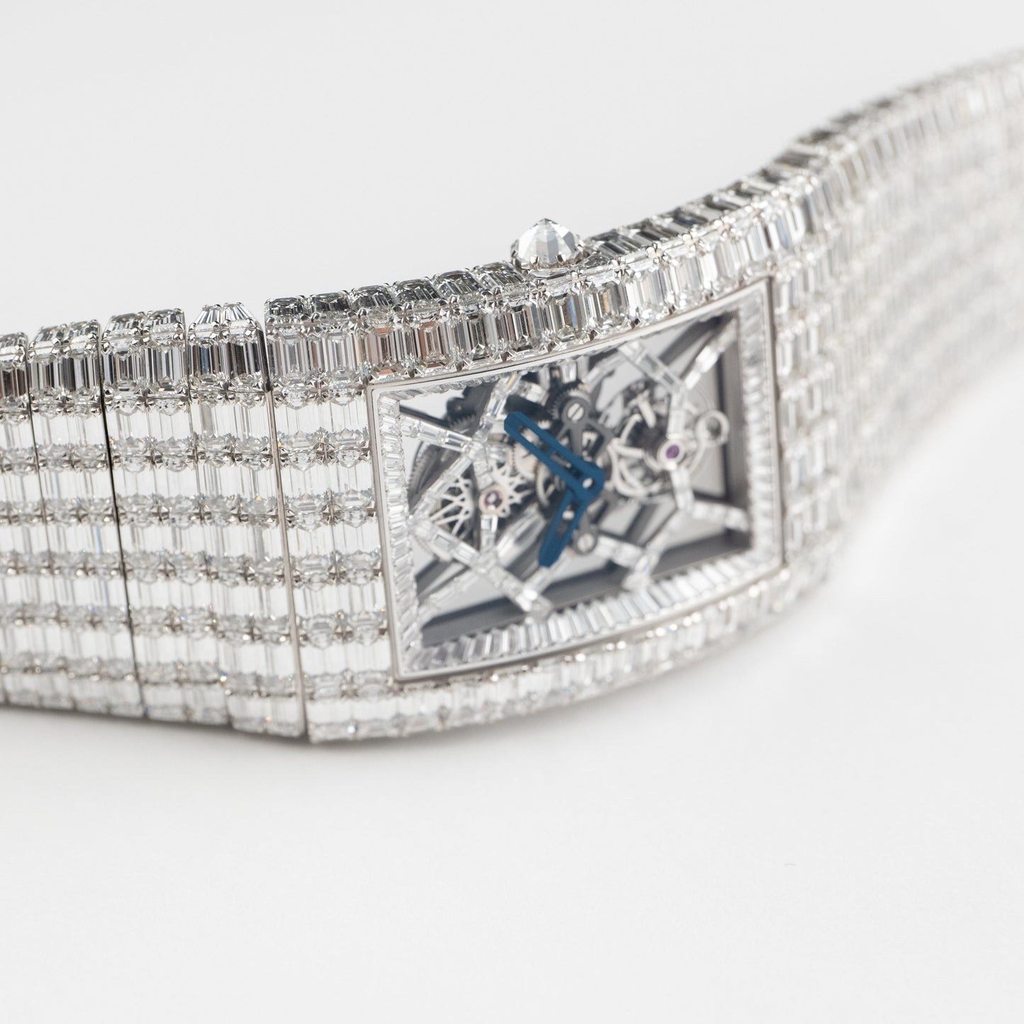 Jacob & Co. Billionaire III BL115.30.BD.AA.A30BD Tourbillon Or Blanc Sertie de Diamants Édition Limitée à 18 Exemplaires