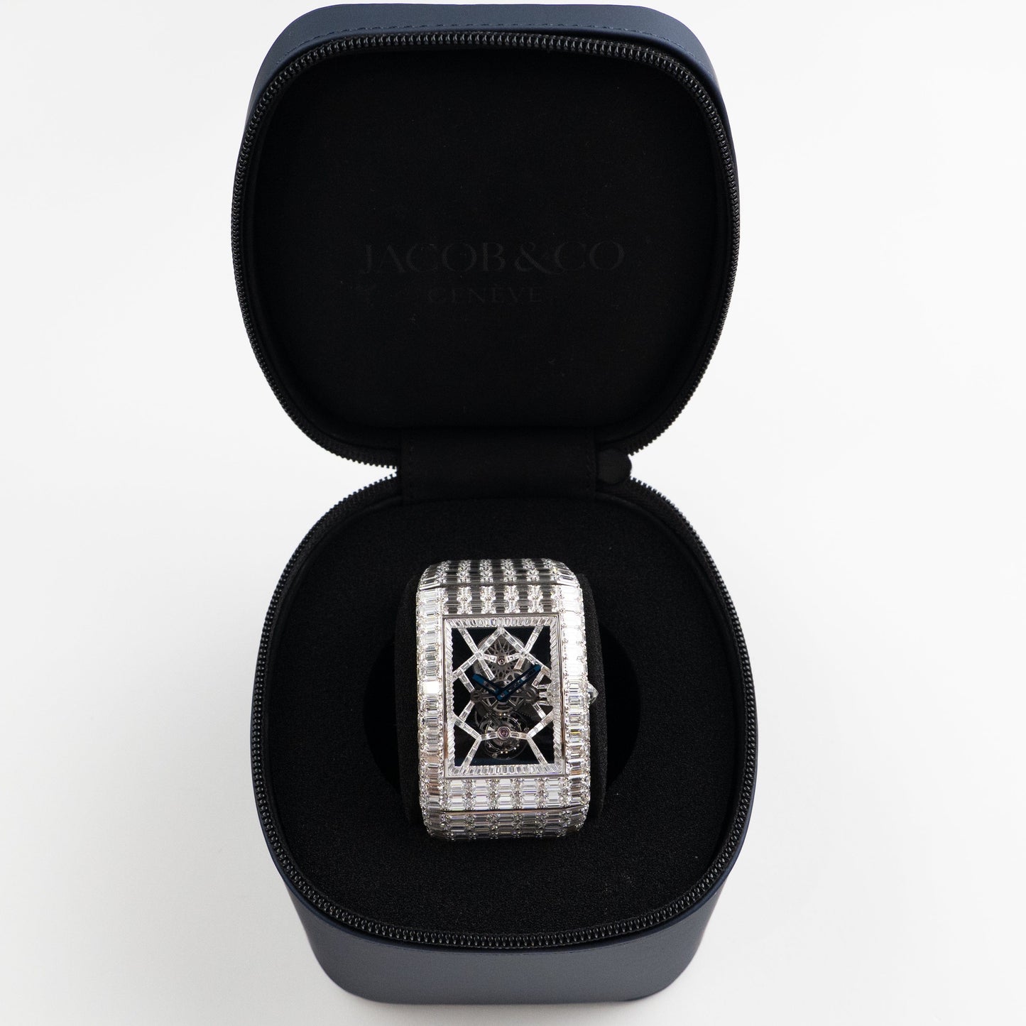 Jacob & Co. Billionaire III BL115.30.BD.AA.A30BD Tourbillon Or Blanc Sertie de Diamants Édition Limitée à 18 Exemplaires