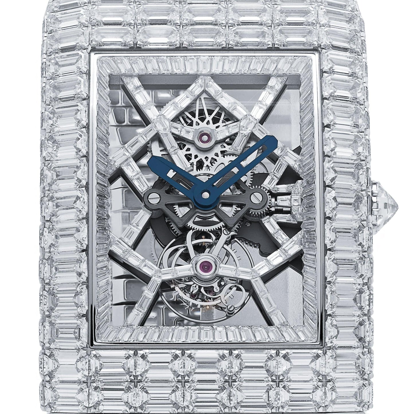 Jacob & Co. Billionaire III BL115.30.BD.AA.A30BD Tourbillon Or Blanc Sertie de Diamants Édition Limitée à 18 Exemplaires