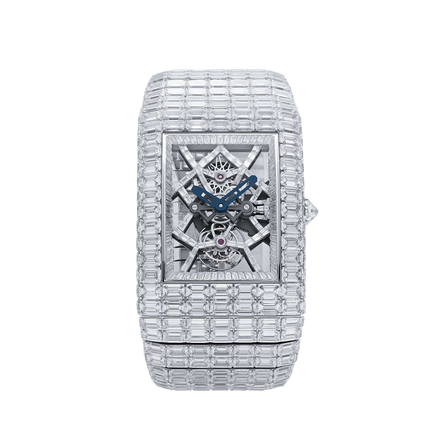 Jacob & Co. Billionaire III BL115.30.BD.AA.A30BD Tourbillon Or Blanc Sertie de Diamants Édition Limitée à 18 Exemplaires