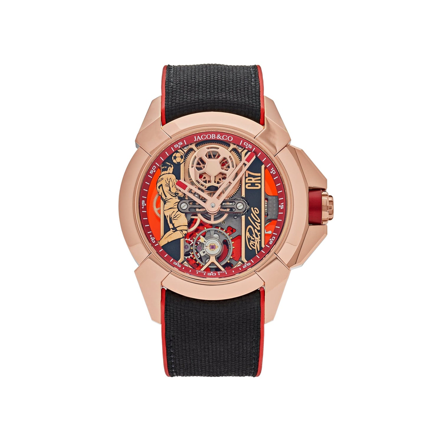 Jacob & Co. V2 CR7 Epic X Collection EX120.43.AE.AA.A Flight of CR7 Or Rose Édition Limitée (2024)
