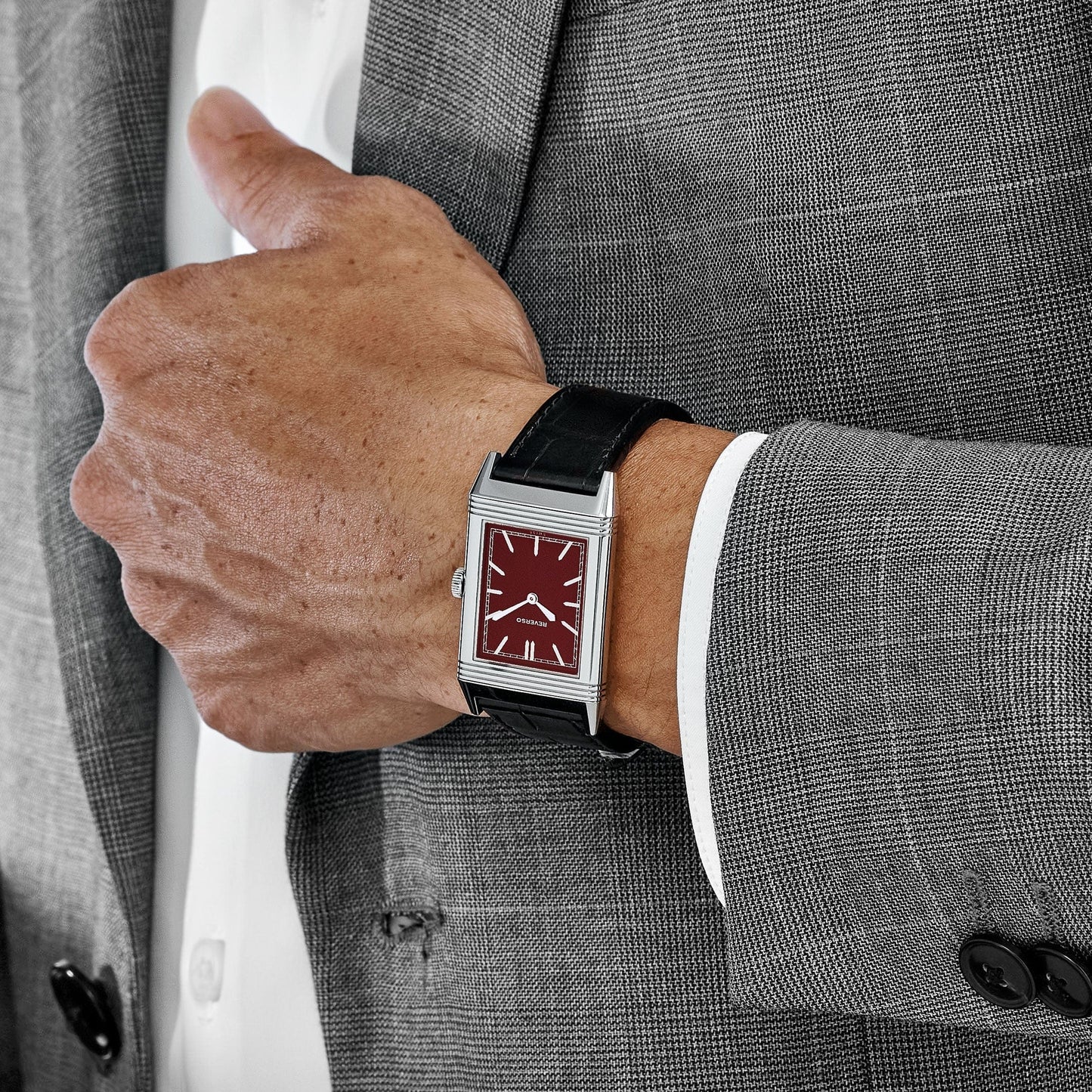 Jaeger-LeCoultre Reverso 278856J Acier Inoxydable Cadran Rouge Édition Spéciale « 1931 Rouge »