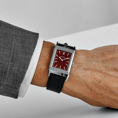 Jaeger-LeCoultre Reverso 278856J Acier Inoxydable Cadran Rouge Édition Spéciale « 1931 Rouge »
