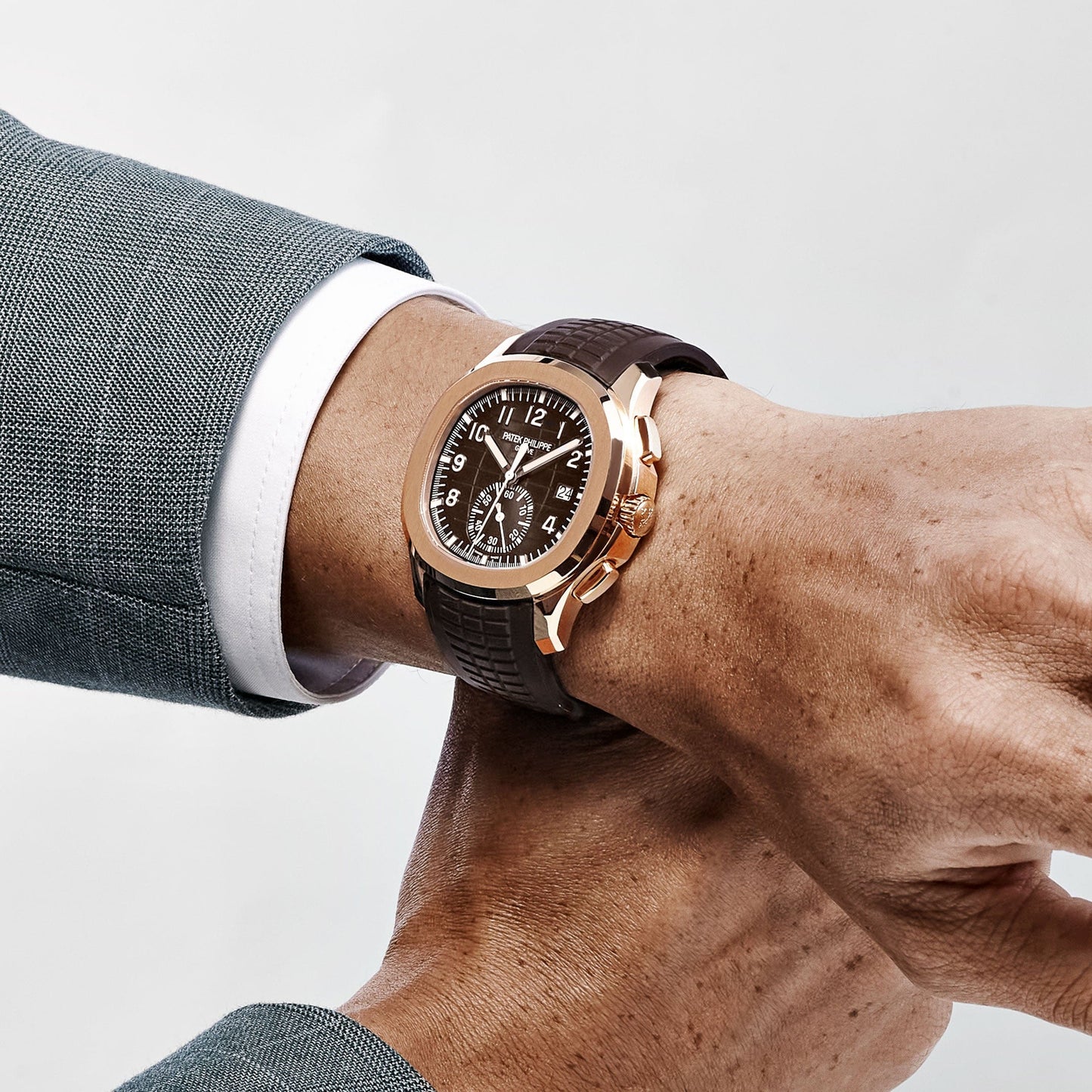 Patek Philippe Aquanaut 5968R-001 Chronographe Or Rose Cadran Marron