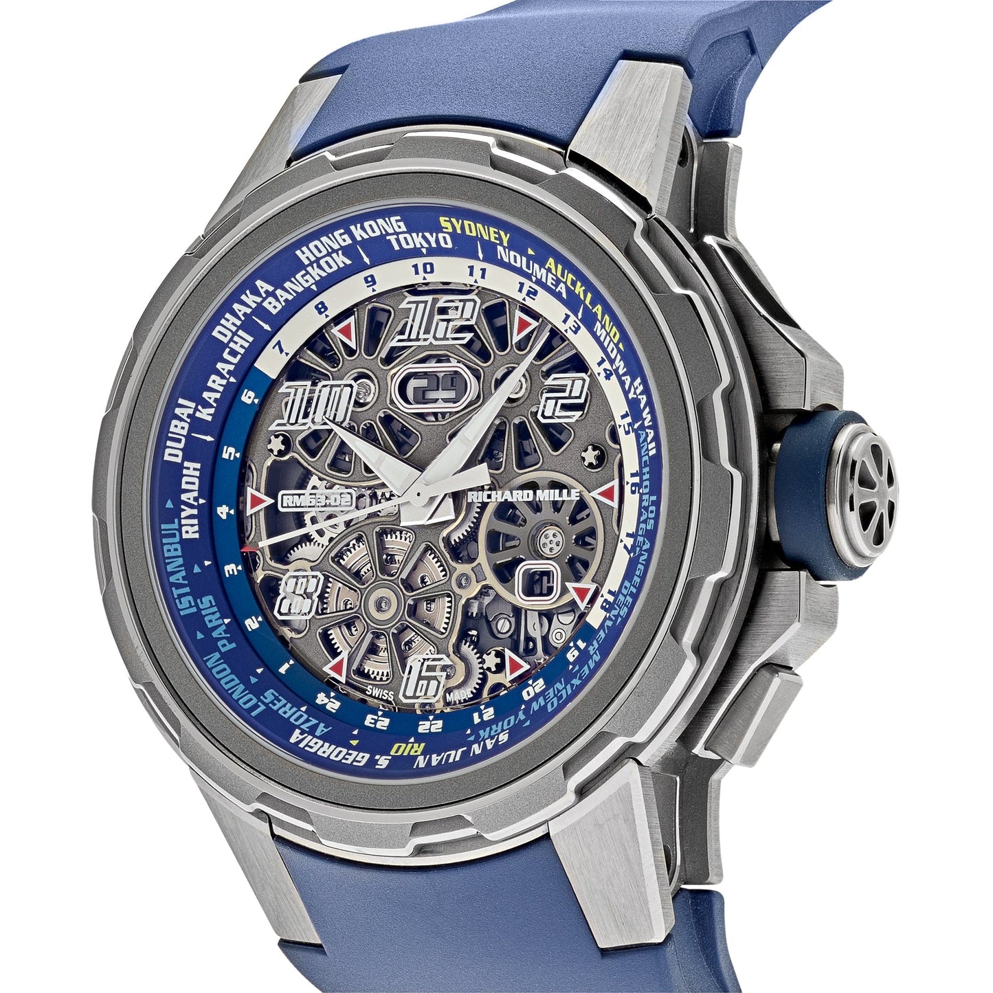 Richard Mille RM 63-02 Automatique Worldtimer Titane
