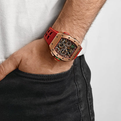 Richard Mille RM 65-01 Chronographe Automatique Or Rose Complet
