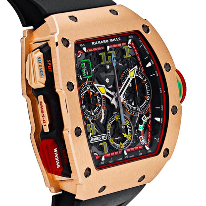 Richard Mille RM 65-01 Chronographe Automatique Or Rose Complet