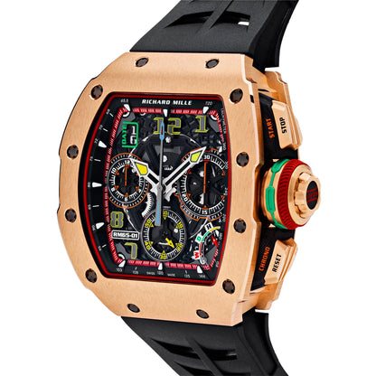 Richard Mille RM 65-01 Chronographe Automatique Or Rose Complet