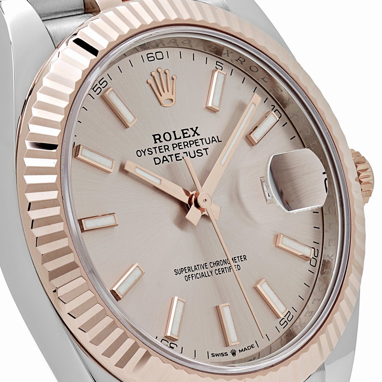 Rolex Datejust 41 126331 Or Rose Acier Cadran Sundust Jubilé (2024)