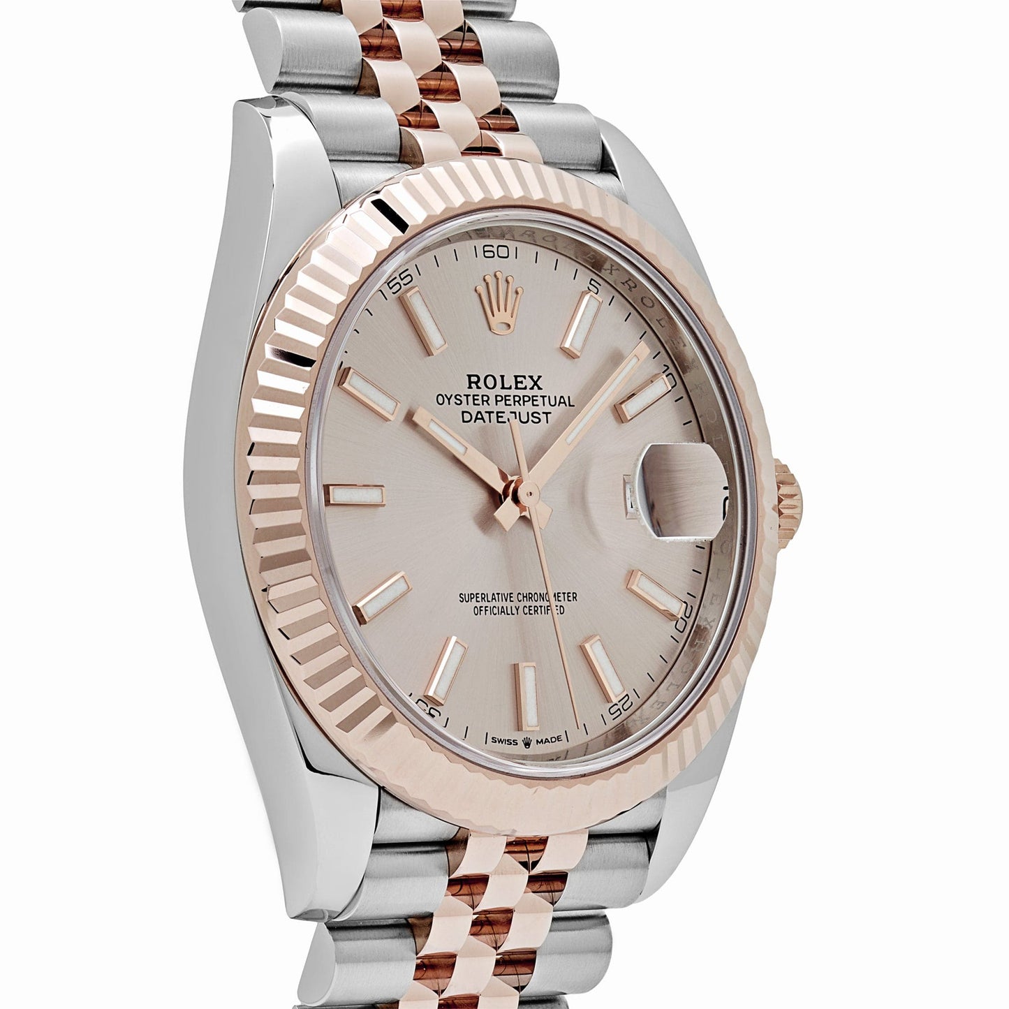 Rolex Datejust 41 126331 Or Rose Acier Cadran Sundust Jubilé (2024)