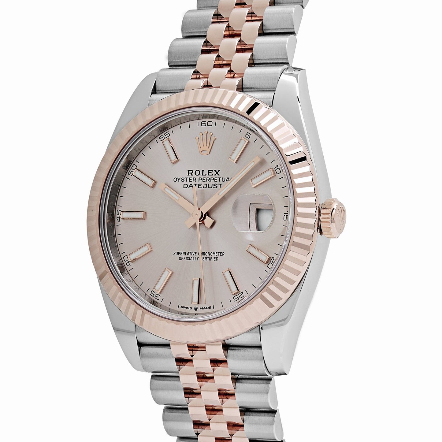 Rolex Datejust 41 126331 Or Rose Acier Cadran Sundust Jubilé (2024)