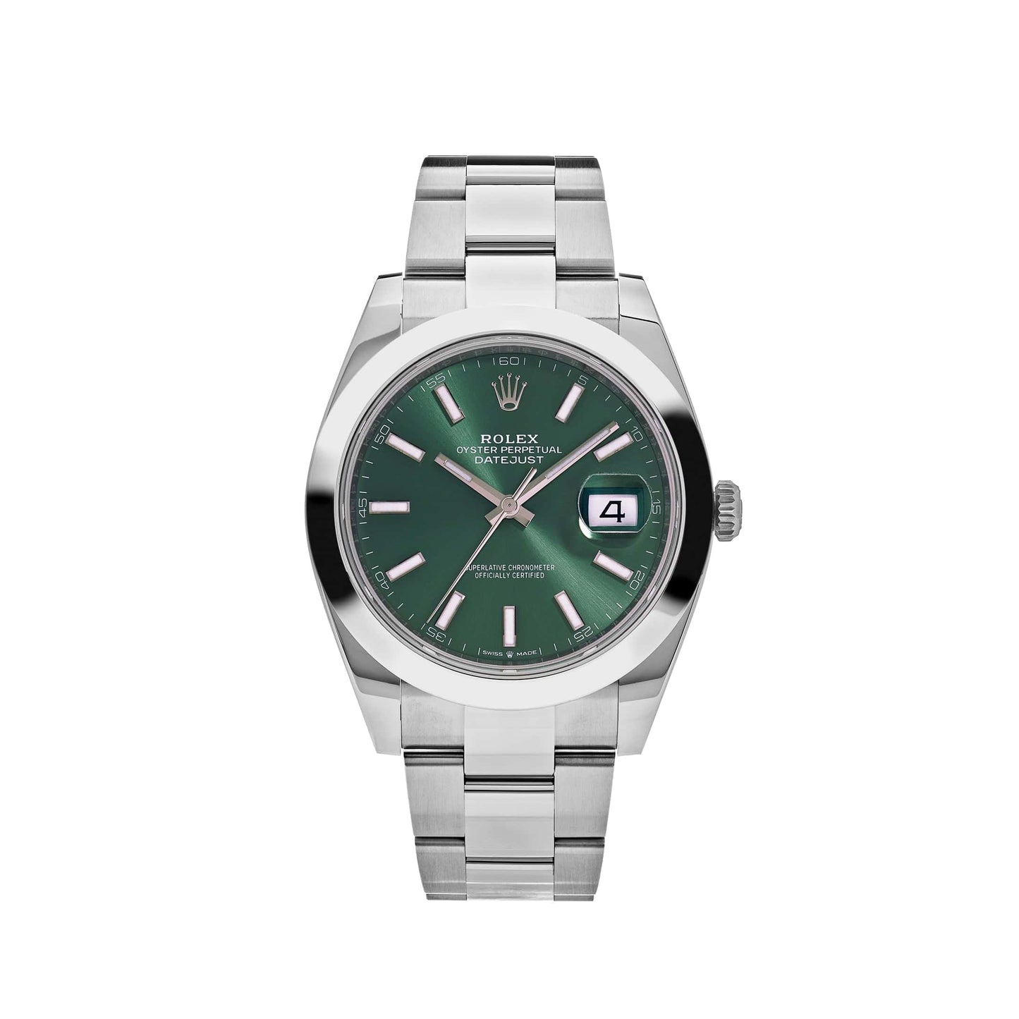 Rolex Datejust 41 126300 Acier Vert Cadran Oyster (2025)