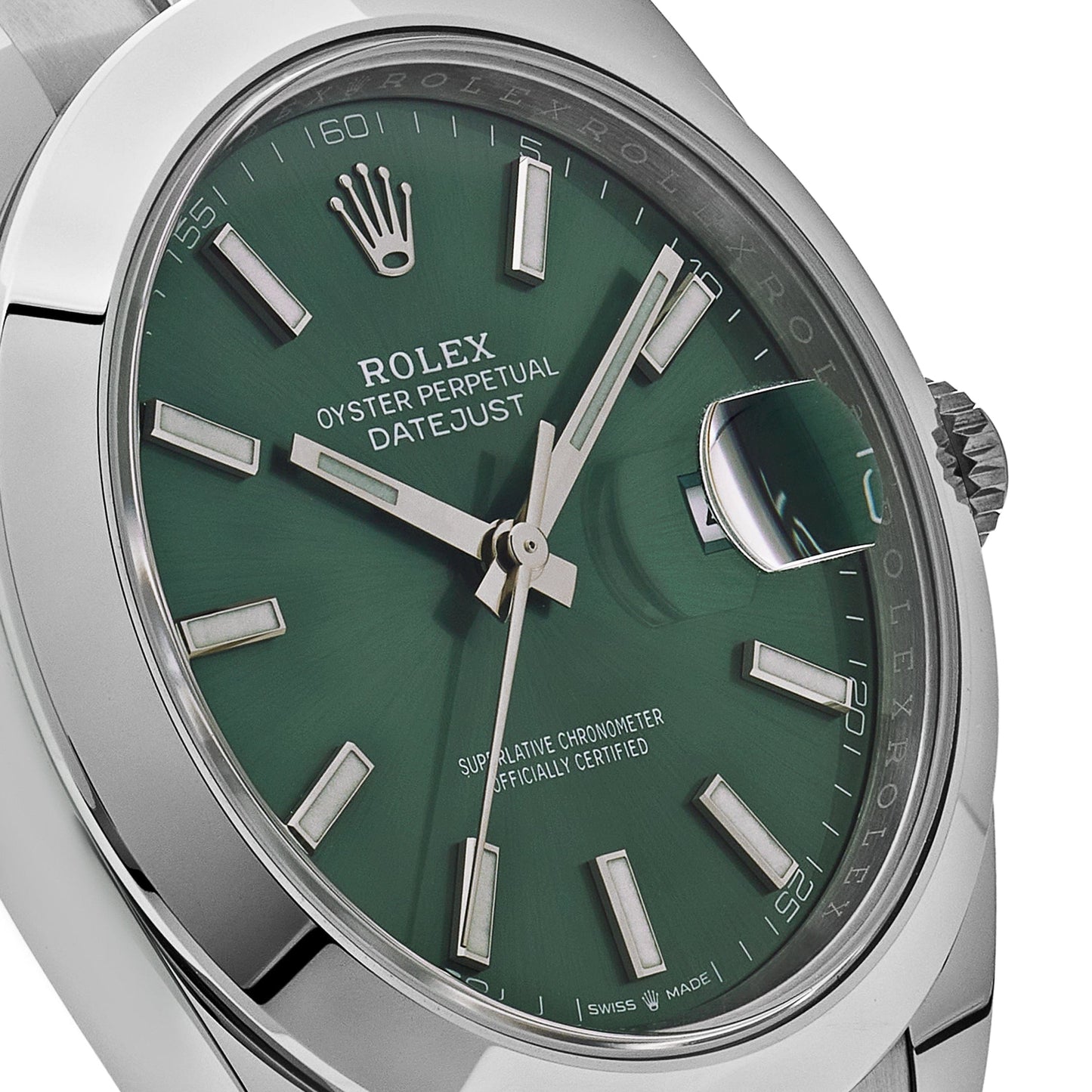 Rolex Datejust 41 126300 Acier Vert Cadran Oyster (2025)