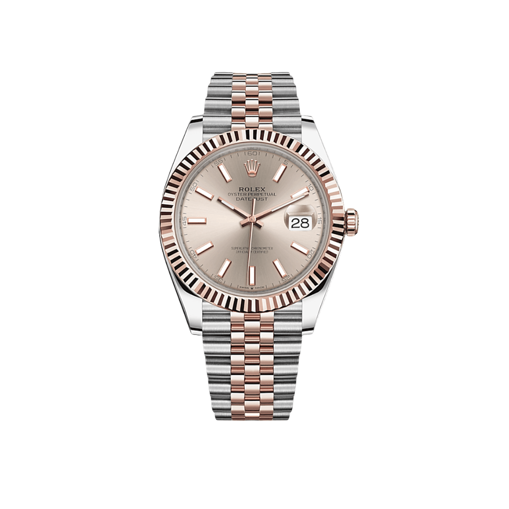 Rolex Datejust 41 126331 Or Rose Acier Cadran Sundust Jubilé (2024)