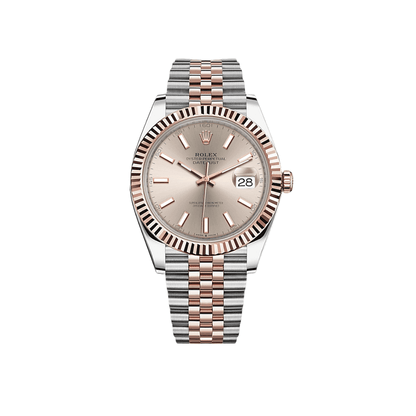 Rolex Datejust 41 126331 Or Rose Acier Cadran Sundust Jubilé (2024)