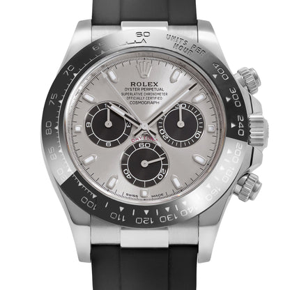 Rolex Daytona 116519LN 'Ghost' Or Blanc Acier et Cadran Noir Vif
