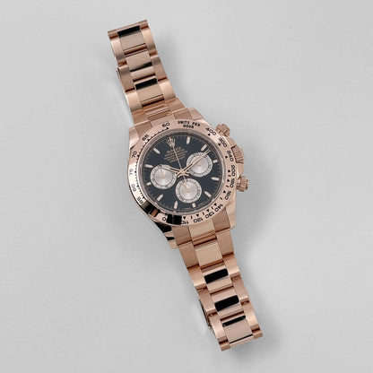 Rolex Daytona 126505 Or Rose Cadran Noir Vif (2024)