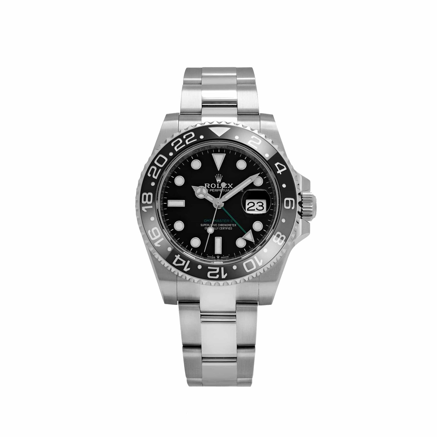Rolex GMT-Master II 3285 V3 – 126710GRNR « Bruce Wayne » Acier Inoxydable Cadran Noir Oyster (2025)
