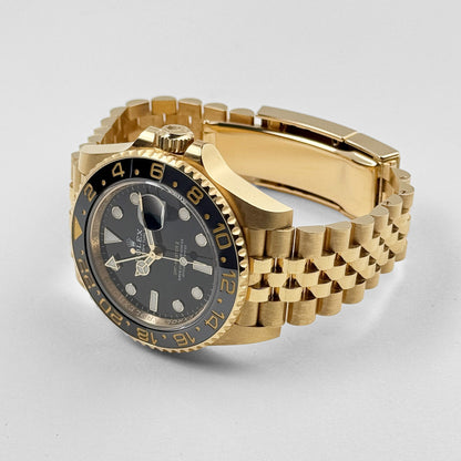 Rolex GMT-Master II 3285 V3 – 126718GRNR Or Jaune Cadran Noir Jubilé (2023)