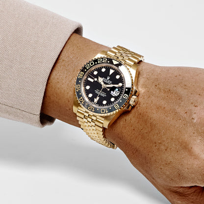 Rolex GMT-Master II 3285 V3 – 126718GRNR Or Jaune Cadran Noir Jubilé (2023)