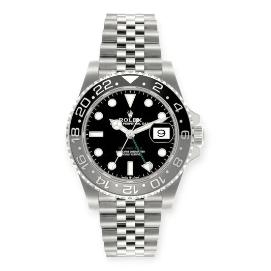 Rolex GMT-Master II 3285 V3 – AAA+ 126710GRNR 'Bruce Wayne' Stainless Steel Black Dial Jubilee